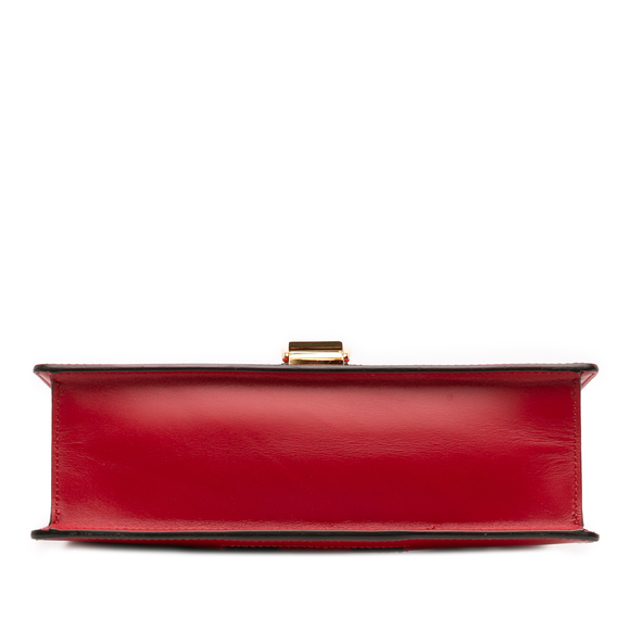 Pre-Loved Gucci Small Leather Sylvie Web Satchel - Picture 3 of 9